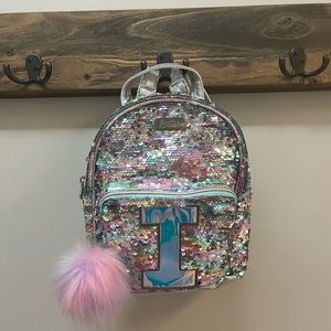 Justice Sparkle “I” Bag